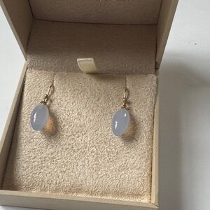 Ted Muehling blue chalcedony berry drop earrings